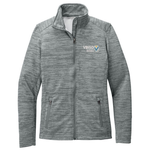 Port Authority® Women's Digi Stripe Fleece Jacket Thumbnail