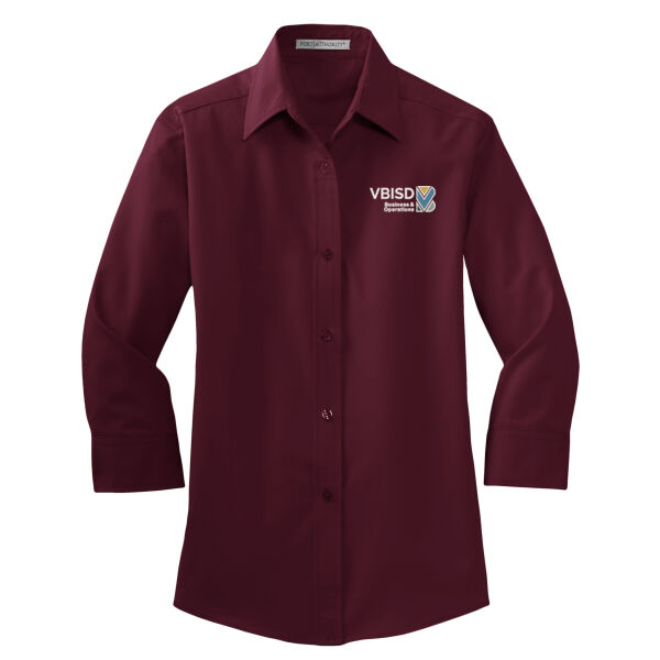 Port Authority® Women's 3/4-Sleeve Easy Care Shirt Thumbnail