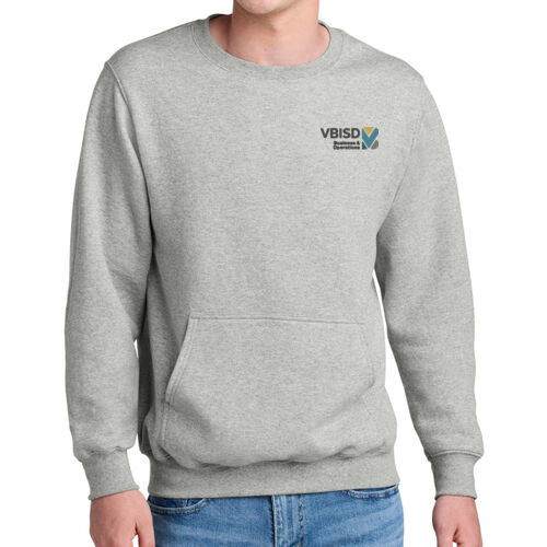 Unisex Core Fleece Crewneck Pocket Sweatshirt Thumbnail
