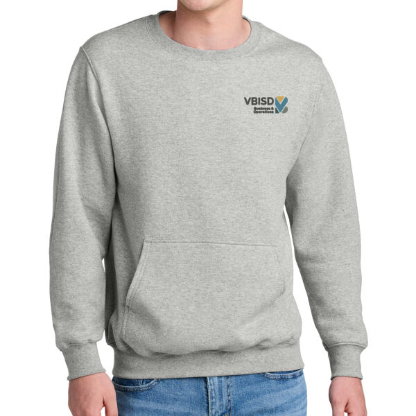 Unisex Core Fleece Crewneck Pocket Sweatshirt Thumbnail