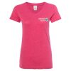 Women’s Glitter V-Neck T-Shirt Thumbnail